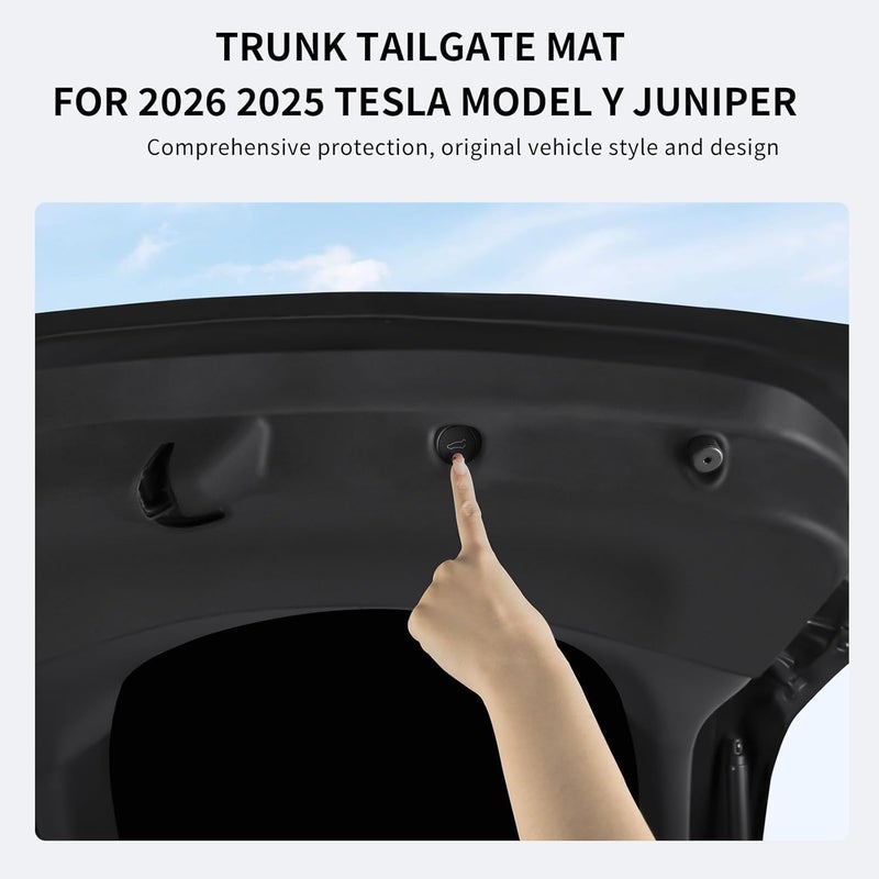 SHINELINERS Tailgate Protective Mat for Tesla Model Y Juniper 2025-2026, Trunk Cargo Liner, Rear Door Back Protection - Image 5